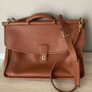 Vintage Coach Briefcase Bag